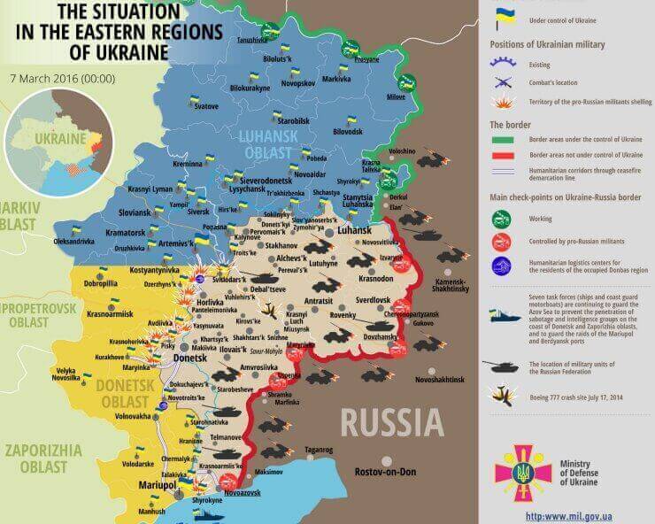 Ukraine war updates: daily briefings as of March 7, 2016