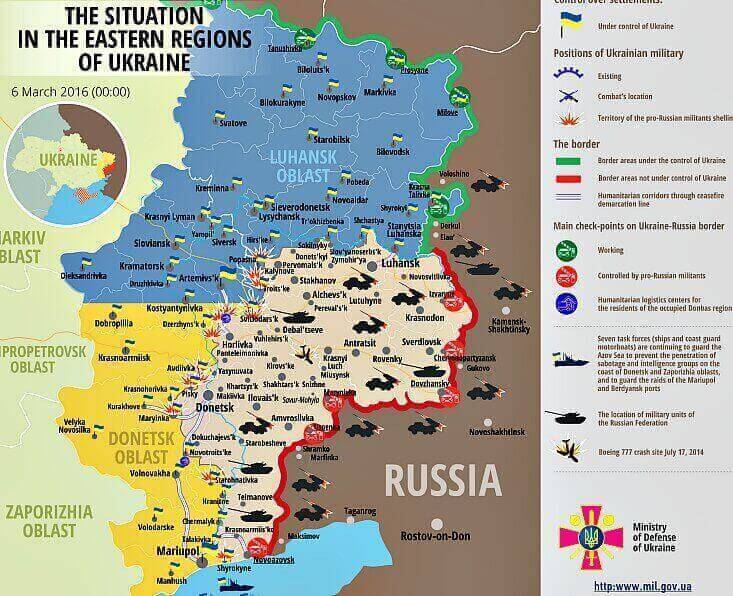 Ukraine war updates: daily briefings as of March 6, 2016