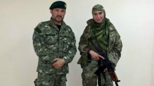 Чеченка Амина сделала выбор сражаться на стороне Украины