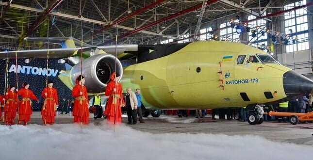 Ukraine’s Antonov plant introduced new transport aircraft AN-178