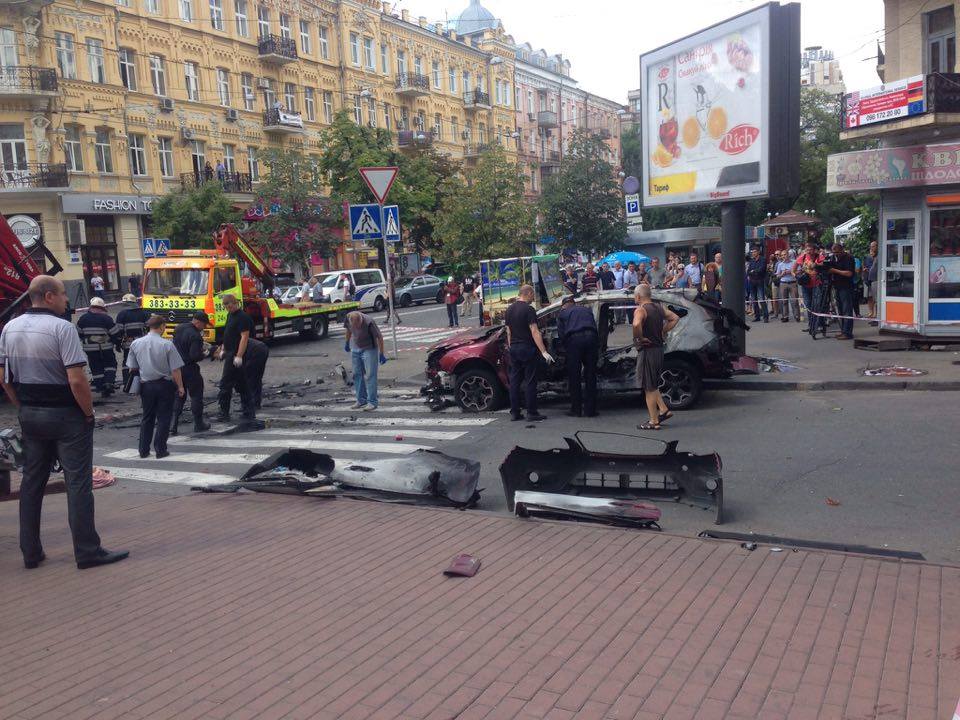 Ukrainian freedom of speech: journalist killed in a blast in the central Kyiv