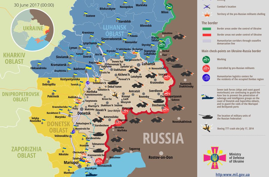 Russia – Ukraine war updates: daily briefings as of June 30, 2017