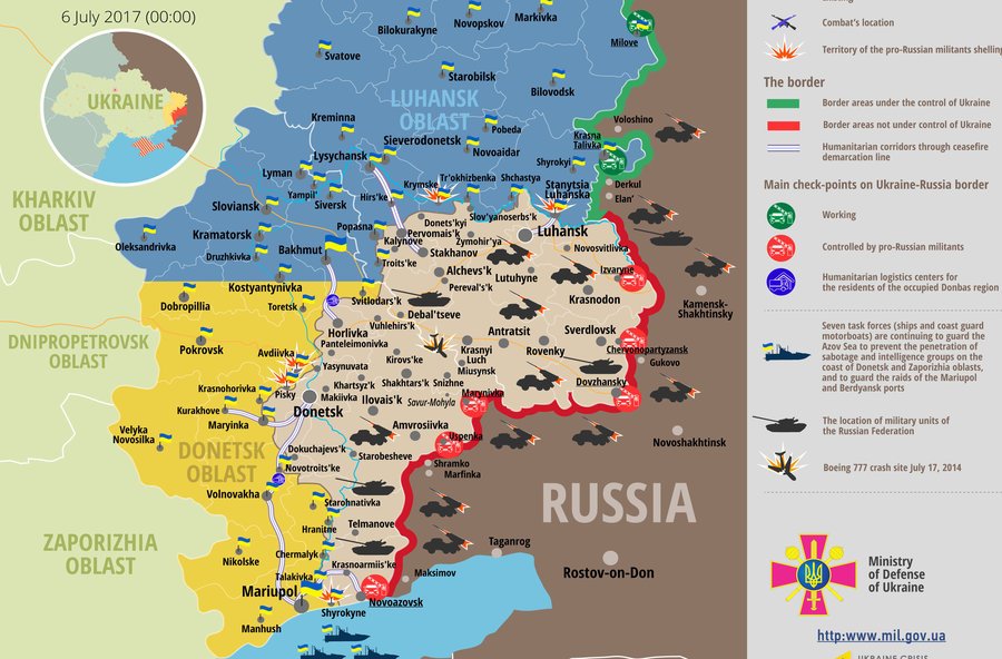 Russia – Ukraine war updates: daily briefings as of July 6, 2017