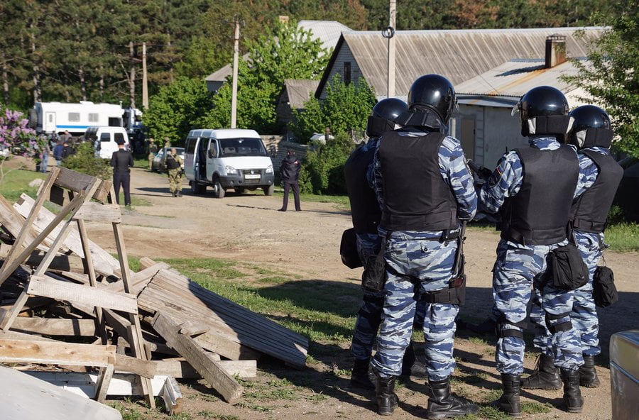 Russian rummage was held in the Crimean Tatars houses in Simferopol