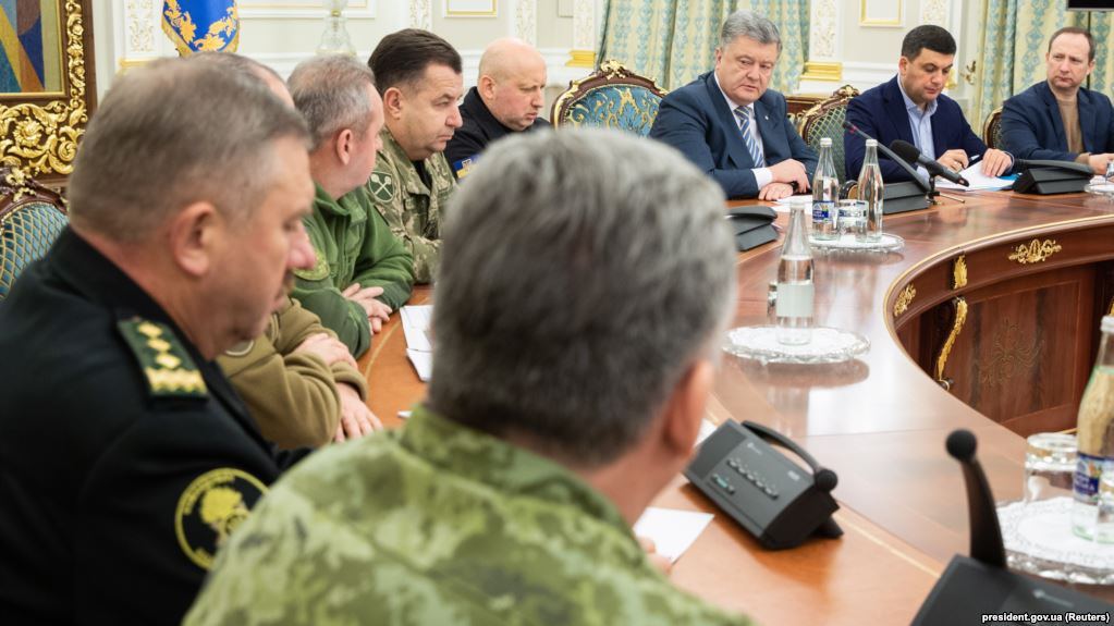 Ukraine Demands Russia Release Sailors, Mulls Martial Law After Gunfire At Sea