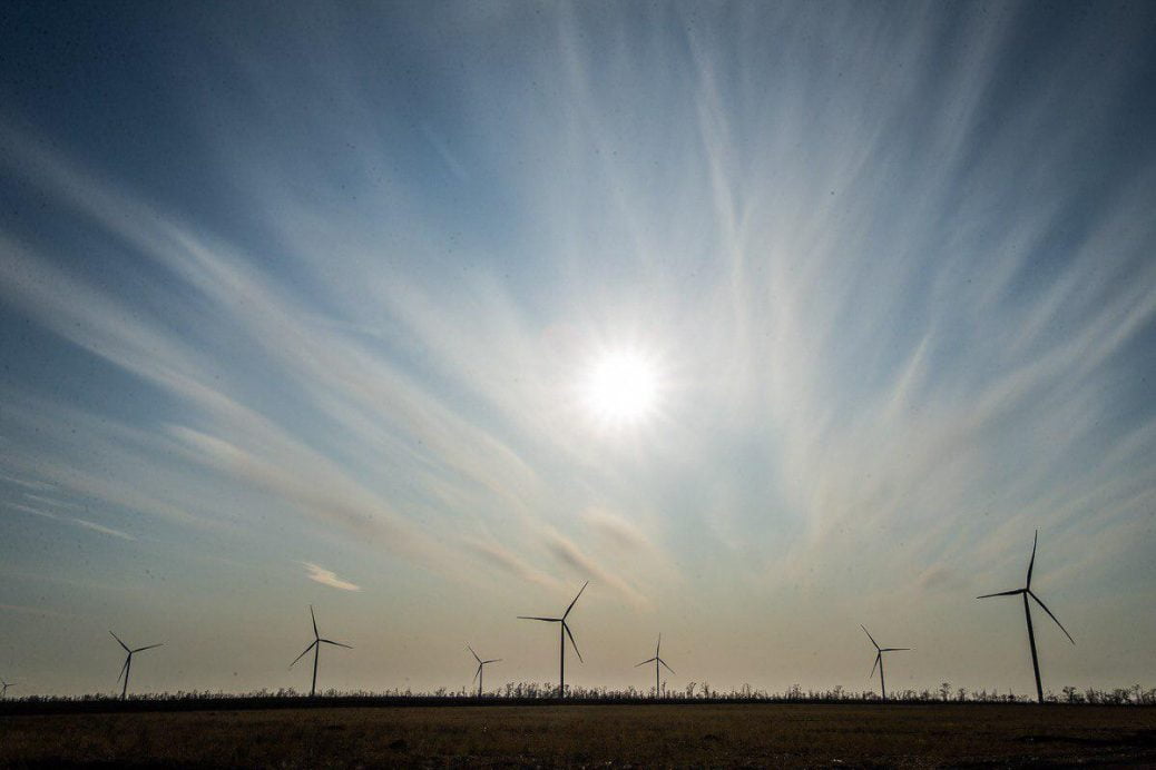 One of the biggest in Ukraine: a wind electric power plant launched in Zaporizhzhia region