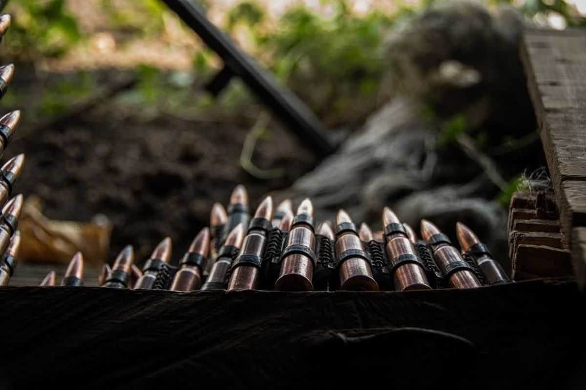 Ukrainian soldiers positioned along the Donbas frontline during ongoing low-intensity conflict with Russian-backed forces in eastern Ukraine