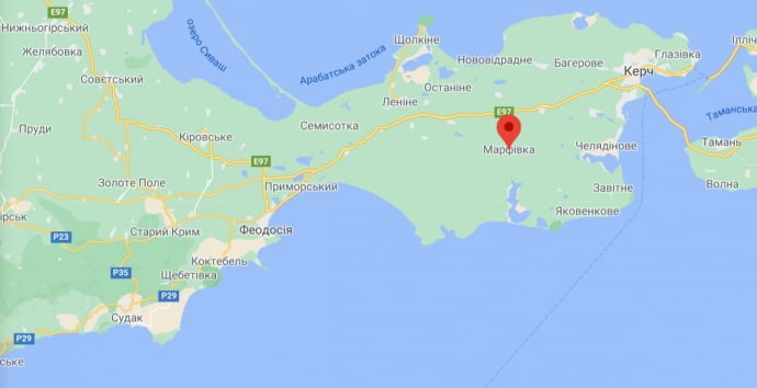 Satellites photos demonstrate a Russian military camp in Crimea