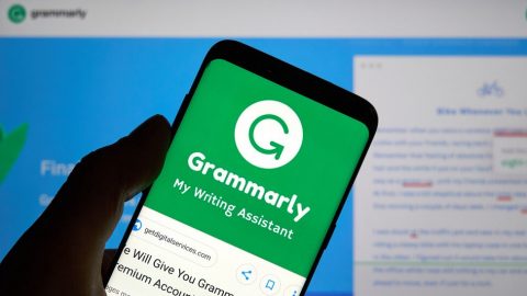 Portrait of Grammarly founders Max Lytvyn and Alex Shevchenko representing Ukrainian tech success and global AI startup growth