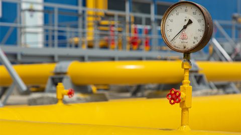 Gas pipelines and energy infrastructure in Ukraine symbolizing independence from Russian natural gas imports amid ongoing energy geopolitical tensions