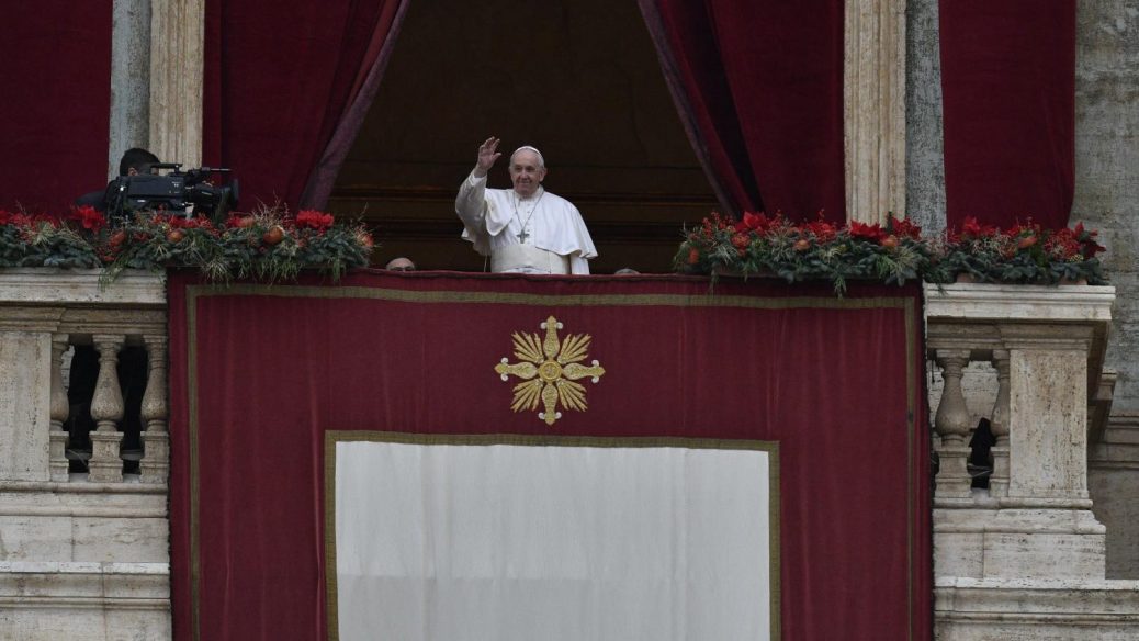 Pope Francis mentions “long-festering conflict” in Ukraine in his Christmas speech