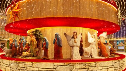 Record-breaking Christmas Nativity scene at Kyiv’s Sofiivska Square, expected to be Europe’s largest festive installation