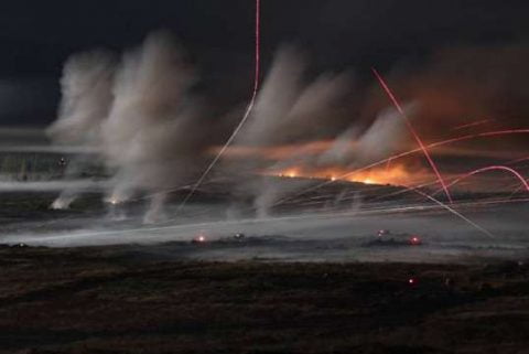 Ukraine frontline war scene on March 27, 2022 with troops, destroyed vehicles and key conflict zones highlighted for daily Russia‑Ukraine updates.