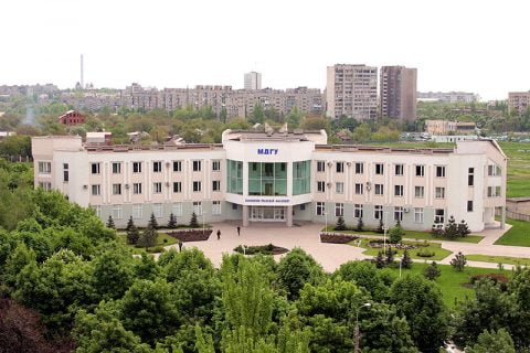 Students and faculty of Mariupol State University continue classes in Kyiv after relocating due to war and destruction of their home campus.