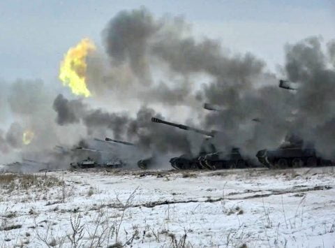Ukrainian defenders confronting weakening Russian forces amid heavy losses and shrinking equipment stockpiles stressing Moscow’s combat effectiveness.