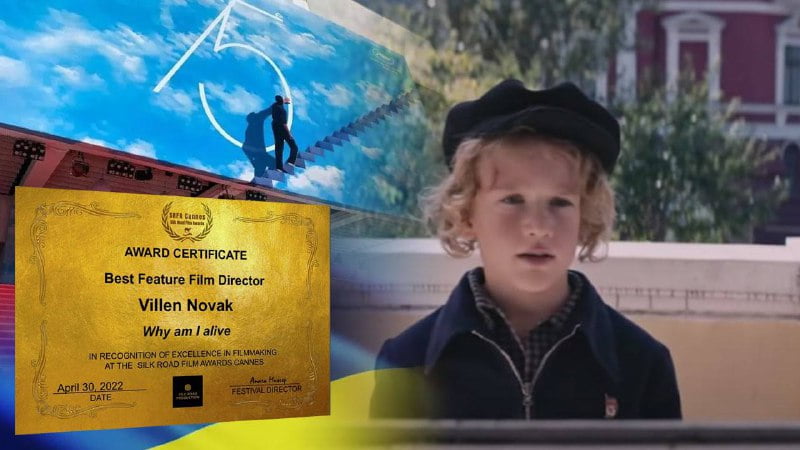 Film “Why Am I Alive” by Ukrainian film director Novak won a victory at Silk Road Film Awards-Cannes