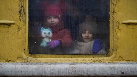 Ukrainian children reunited with families after being illegally deported to Russia, reflecting a hard‑fought repatriation effort and emotional homecoming.