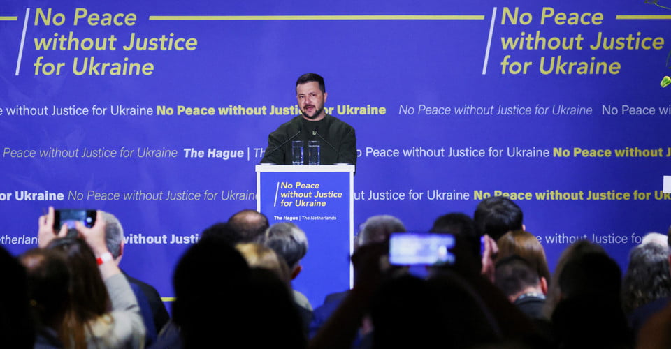 President Zelenskyi in The Hague