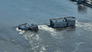Greenpeace: Kakhovka Dam blow up has caused the flooding of 32 objects with chemicals, oil and gasoline