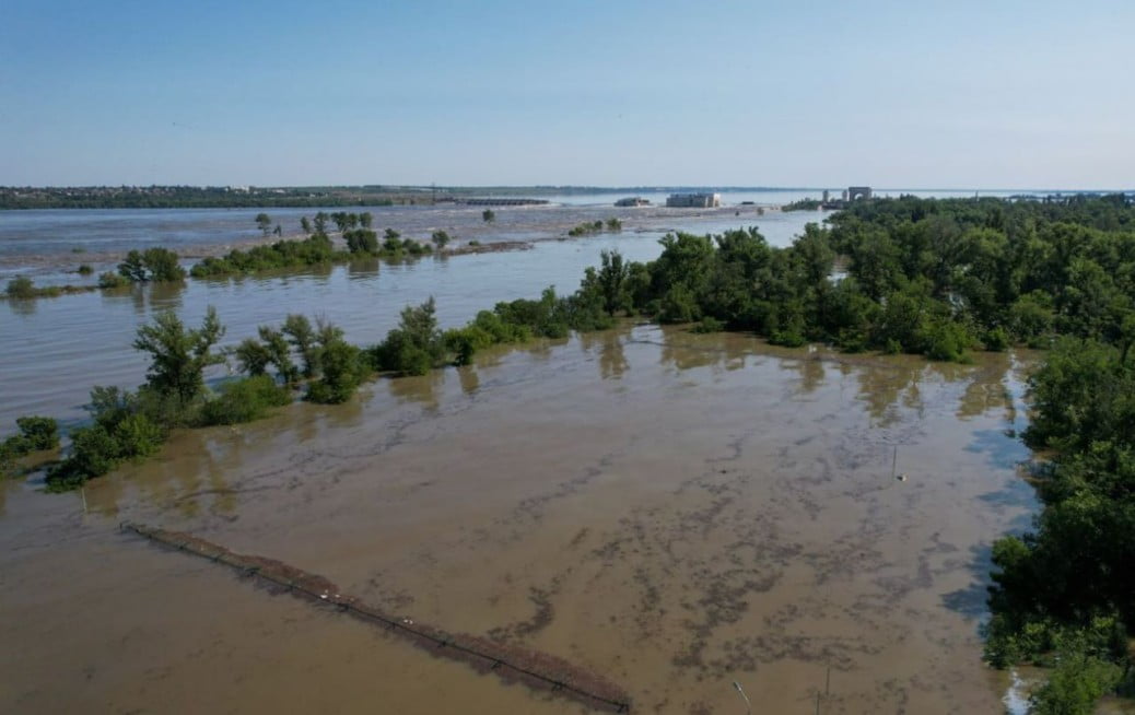 The russian troops blew up more Ukraine’s dams