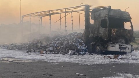 Missiles and drones streak across Ukraine’s skies as Russian attacks ravage Kyiv, Zaporizhzhia, Sumy and Kharkiv regions, causing destruction and chaos.