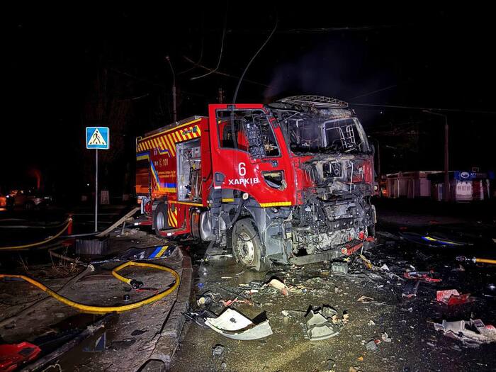 Russian attack drones strike Kharkiv killing 4 civilians