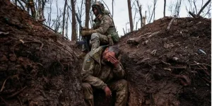 Demobilization law does not exists. Ukrainian soldiers may return home dead or heavily wounded