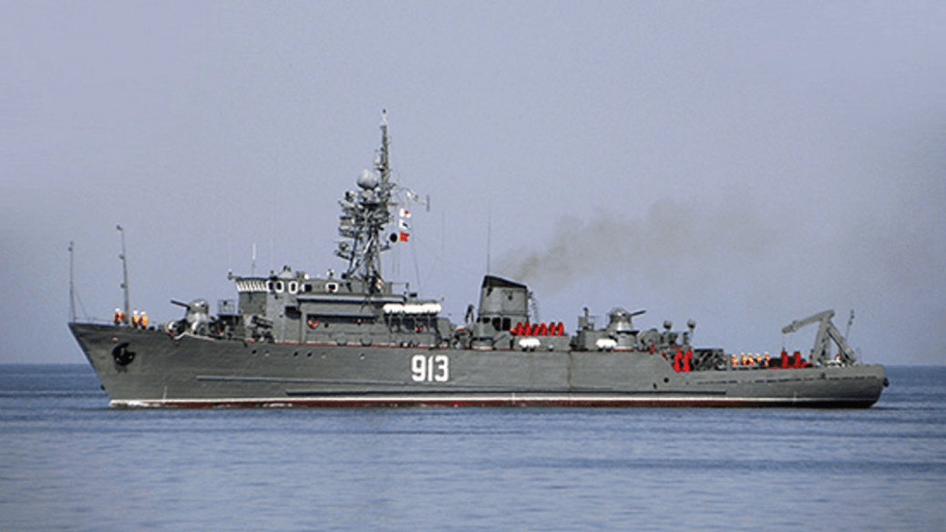 Two russian ships destroyed in occupied Crimea
