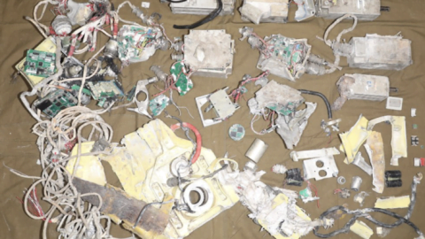 Remnants of a North Korean ballistic missile shot in Ukraine showing fragment with numerous foreign‑made microelectronic components. :contentReference[oaicite:3]{index=3}