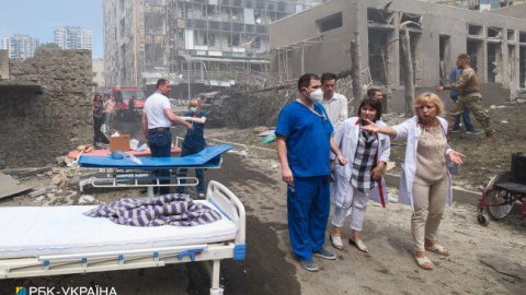 Slovak parliament session where lawmakers failed to pass a resolution condemning Russia’s missile strike on Kyiv’s Okhmatdyt children’s hospital.