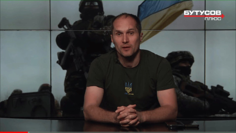 Military analyst Yuriy Butusov discussing Ukraine frontline map analysis including Kursk Pokrovsk Toretsk and Siversk sectors