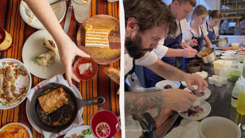 Interior or signature dish at the Ukrainian restaurant newly listed in the Michelin gastronomic guide, marking the first such inclusion for Ukrainian cuisine.