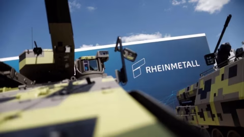German Rheinmetall defense facilities under construction in Ukraine, producing weapons, ammunition, vehicles and defense systems announced by CEO Armin Papperger.