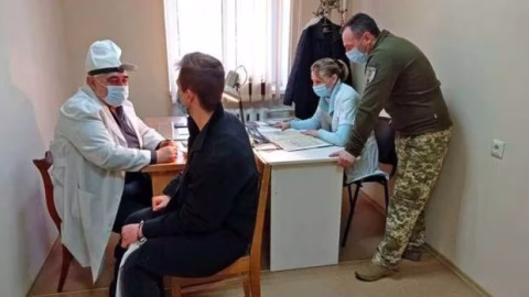 Ukraine military medical commission session with official figures, reflecting claims that doctors were instructed to mark everyone as fit for service. :contentReference[oaicite:2]{index=2}