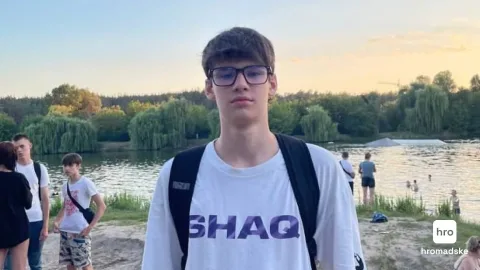Portrait of 17-year-old Ukrainian student who studied aviation and rocket-space tech killed in Russian missile strike on Kyiv — human cost of war.