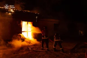 Russian drone attack on Kyiv: A private building was destroyed