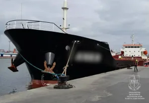 Foreign vessel detained for illegally exporting grain via occupied Crimea