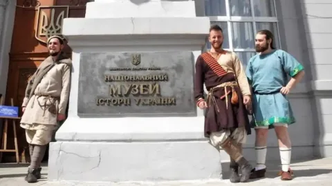 Visitors exploring a free‑entry museum in Kyiv on International Museum Day with exhibits, architecture and cultural displays. :contentReference[oaicite:2]{index=2}