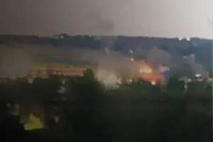 Ukraine confirmed a strike on a military factory in Russia: it was attacked by 10 drones, causing a fire
