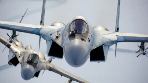 Russia constructing aircraft shelters at military bases in occupied Crimea