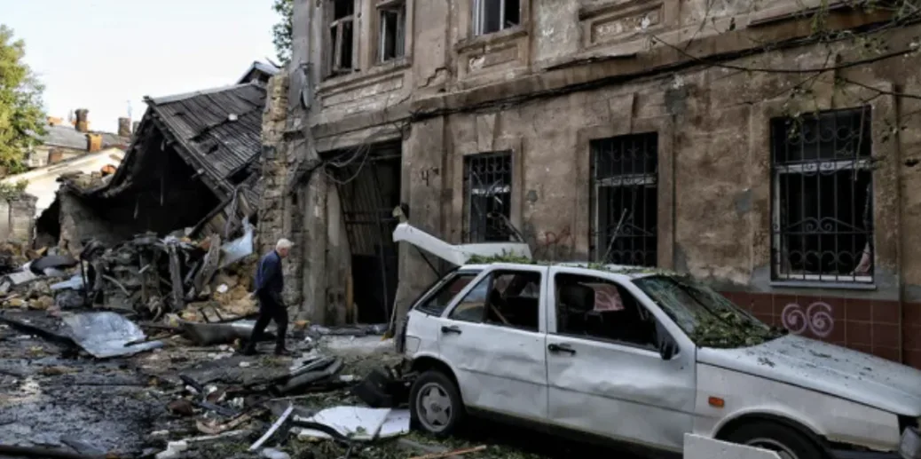 Russian drones damaged a maternity hospital, medical clinic, and cars in Odesa