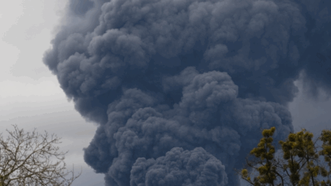 Russian Glide Bombs Strike on Kharkiv Injures Four Dozen, Destroys Civilian Facility