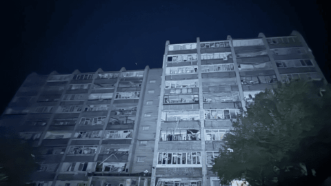 russian drone strike hits sumy on july 21, 2025
