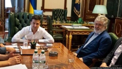Zelenskyy and Kolomoyskyy