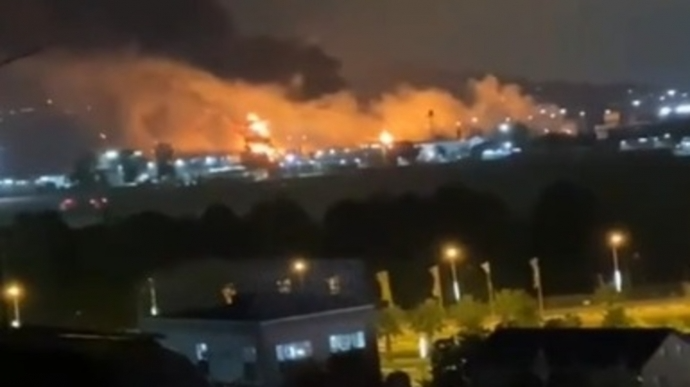 Drone Strike Sparks Fire at Russian Oil Depot in Sochi