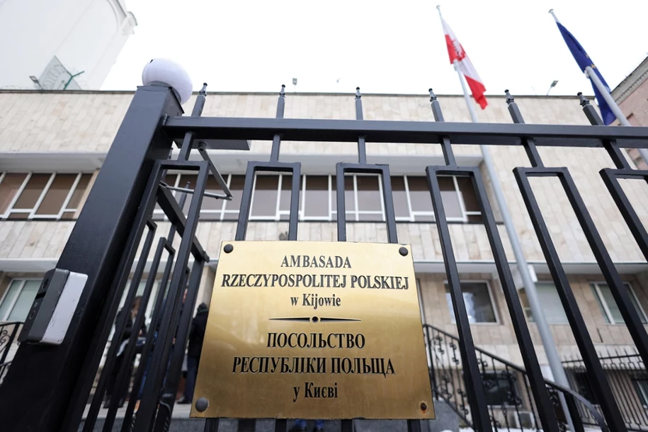 Polish Embassy in Kyiv Damaged in Overnight Russian Attack