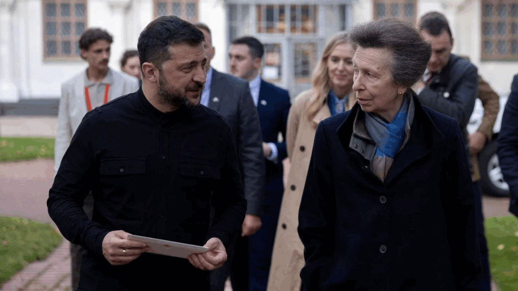 Princess Anne Visits Ukraine to Highlight Plight of Children on the Front Line