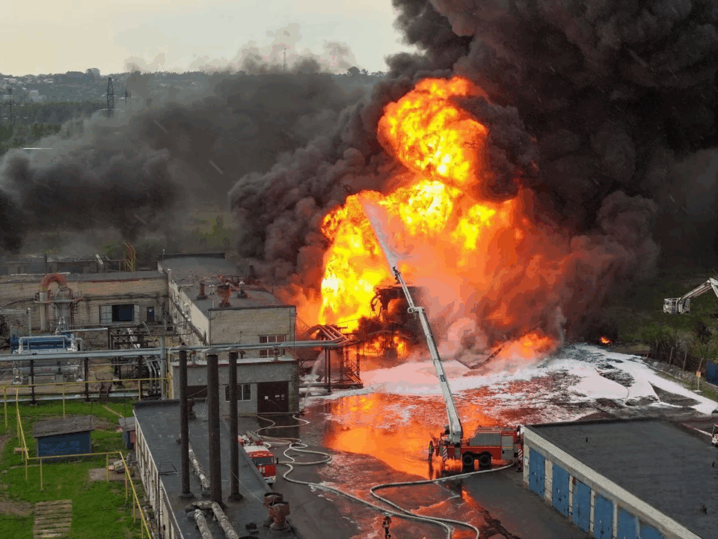 Ukrainian Drone Strike Hits One of Russia’s Biggest Refineries