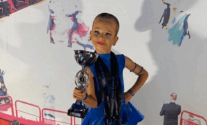 7-year-old Ukrainian dancer Yelyzaveta Senyk wins 8 medals in England