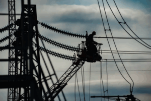 In Slavutych, the power went out due to a Russian attack on an electrical substation